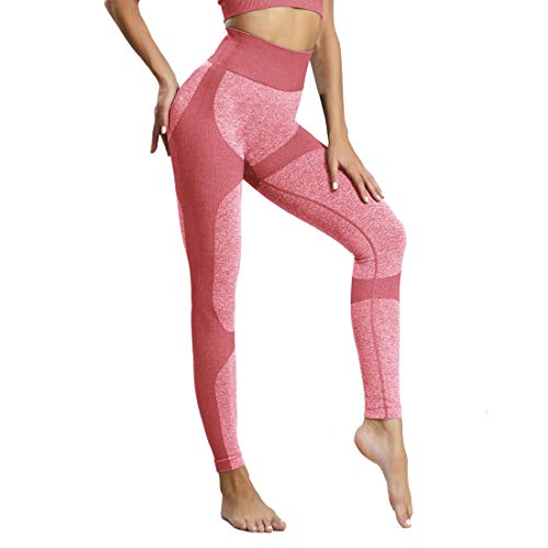 Deportivo para Mujer Leggings Apretado Leggings de Cadera Pantalón Largo Media Cintura Nalgas Respingadas para Yoga Gimnasio Fitness (M, Rosado) Deportivo para Mujer Leggings Apretado Leggings de Cadera Pantalón Largo Media Cintura Nalgas Respingadas para Yoga Gimnasio Fitness (M, Rosado)