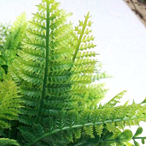 Depory Césped de Plantas Flor Hierba Hoja Enredaderas Artificiales Pared Adorno Guirnalda Artificial para Colgar Decoración Depory Césped de Plantas Flor Hierba Hoja Enredaderas Artificiales Pared Adorno Guirnalda Artificial para Colgar Decoración