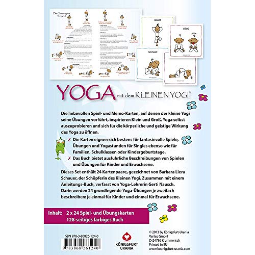 DER KLEINE YOGI: Juego de libros y tarjetas de Yoga, para pequeños y grandes.