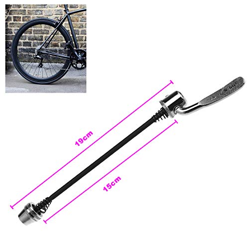 Desbloqueo rápido de bicicleta, pincho de rueda trasera, de desmontaje, varilla de 15 cm, repuesto Desbloqueo rápido de bicicleta, pincho de rueda trasera, de desmontaje, varilla de 15 cm, repuesto