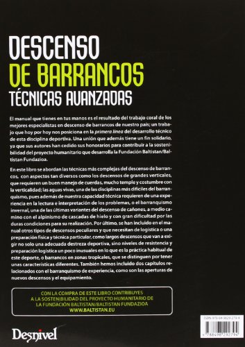 Descenso De Barrancos. Técnicas Avanzadas (Manuales (desnivel))