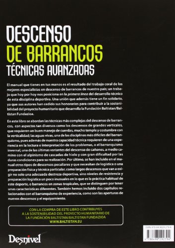 Descenso De Barrancos. Técnicas Avanzadas (Manuales (desnivel)) Descenso De Barrancos. Técnicas Avanzadas (Manuales (desnivel))