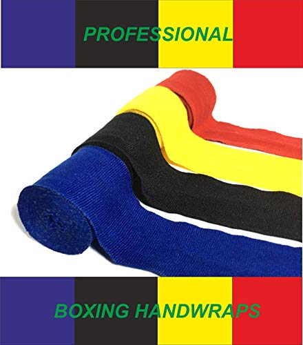 Desconocido Vendas de Boxeo, Vendas elástica para MMA, Boxeo,Muay Thai, Kick Boxing. 3.5M (Azul)