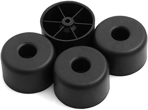 design61 Lot de 4 patins pour meubles meubles en plastique Soucoupe Canapé Fauteuil à visser plastique Patins pour Meubles Ø 50 x H 30 mm Noir design61 Lot de 4 patins pour meubles meubles en plastique Soucoupe Canapé Fauteuil à visser plastique Patins pour Meubles Ø 50 x H 30 mm Noir