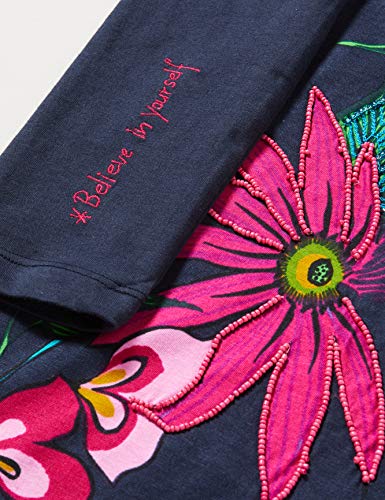 Desigual Vest_Wildflower Vestido Casual, Blue, 13/14 para NiƱas Desigual Vest_Wildflower Vestido Casual, Blue, 13/14 para NiƱas