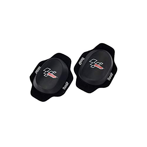 Deslizadera de rodilla para motoristas, rodillera deslizantes carretera circuito competicion sliders con logo MotoGP (Negro) Deslizadera de rodilla para motoristas, rodillera deslizantes carretera circuito competicion sliders con logo MotoGP (Negro)