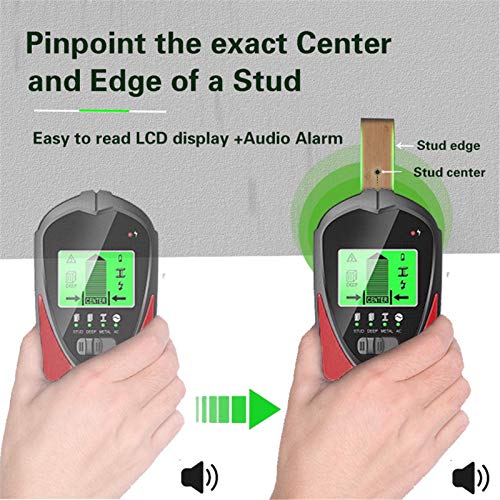 Detector De Pared, Detector De Vigas Escáner De Pared Con Sensor, Detector De Vigas Con Sensor Electrónico De Vigas Con Pantalla LCD Para Madera, Cable De CA, Vigas Metálicas, Detección De Vigas