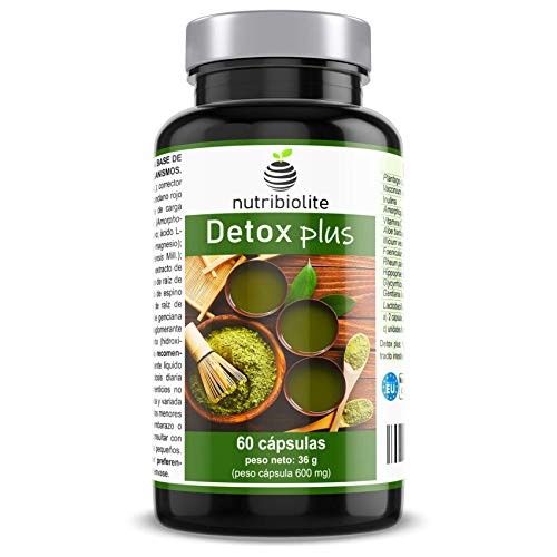 Detox Plus - Complemento alimentício natural con 13 ingredientes para auxiliar en el proceso depurativo natural del cuerpo Detox Plus - Complemento alimentício natural con 13 ingredientes para auxiliar en el proceso depurativo natural del cuerpo