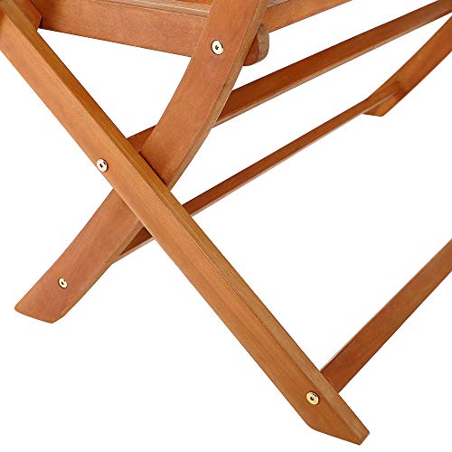 Deuba Banco de Madera de eucalipto Plegable para 2 Personas Asiento para Exterior jardín Patio terraza Banco de Parque Deuba Banco de Madera de eucalipto Plegable para 2 Personas Asiento para Exterior jardín Patio terraza Banco de Parque