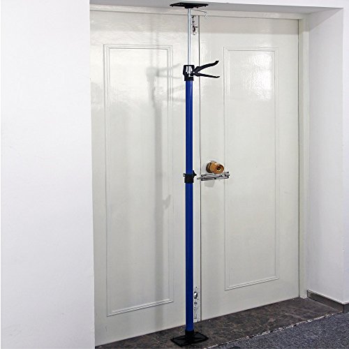 Deuba Set de 2 puntales tensor de puertas altura 115-290cm hasta 30Kg soporte para techos ajustable 45° para construcción obras