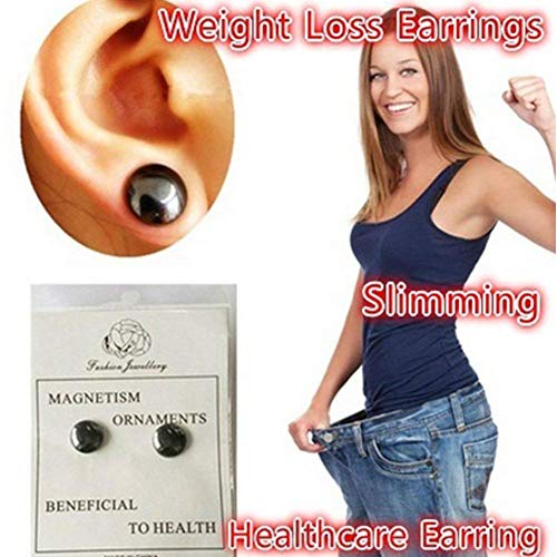 Dewin Pendientes de Acupuntura - Pendientes Magneticos para la pérdida de peso adecuados tanto para la mujer y el hombre Dewin Pendientes de Acupuntura - Pendientes Magneticos para la pérdida de peso adecuados tanto para la mujer y el hombre