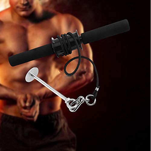 DEWIN Rodillo del antebrazo - Nuevo Rodillo del antebrazo Ejercicio Ejercicio Muñeca Agarre Ejercicio Peso Fuerza Gym Bar Brazo DEWIN Rodillo del antebrazo - Nuevo Rodillo del antebrazo Ejercicio Ejercicio Muñeca Agarre Ejercicio Peso Fuerza Gym Bar Brazo