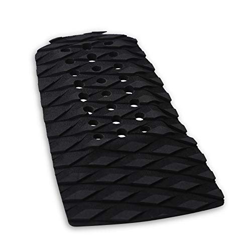 DEWIN Tablas de Surf Traction Anti-Slip Pads-Surfing Tablas de Surf Anti-Slip Traction Pad Tailpad Deck Grip Black