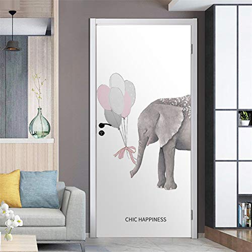 DFKJ Papel Pintado Autoadhesivo de Flamenco, Pegatina de Puerta de Animales de Dibujos Animados Bonitos, decoración del hogar, póster Impermeable, calcomanía Mural A23 95x215cm DFKJ Papel Pintado Autoadhesivo de Flamenco, Pegatina de Puerta de Animales de Dibujos Animados Bonitos, decoración del hogar, póster Impermeable, calcomanía Mural A23 95x215cm