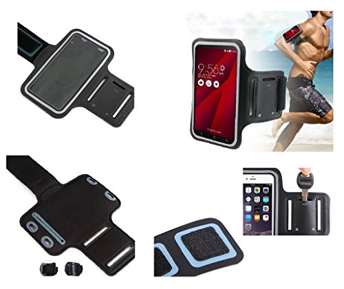 DFV mobile - Funda Brazalete Profesional de Neopreno Premium para Brazo Deporte Correr y Gimnasio para Doogee Ibiza F2 - Negra