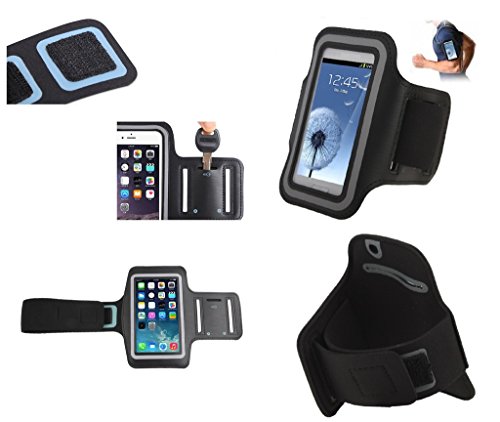 DFV mobile - Funda Brazalete Profesional de Neopreno Premium para Brazo Deporte Correr y Gimnasio para PARLA MINU P123 - Negra DFV mobile - Funda Brazalete Profesional de Neopreno Premium para Brazo Deporte Correr y Gimnasio para PARLA MINU P123 - Negra
