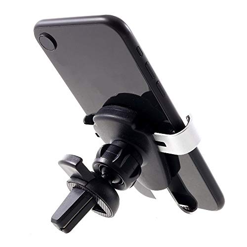 DFV mobile - Gravity Air Vent Phone Car Mount Holder with Clip para GIONEE F100 (2016) - Black