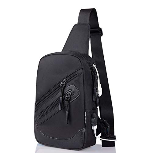 DFV mobile - Mochila Bolso Bandolera Nylon para UMI C1 - Negra DFV mobile - Mochila Bolso Bandolera Nylon para UMI C1 - Negra