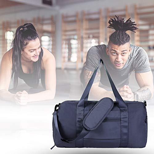 dgaf&bae - Bolsa de Deporte para Mujer, Bolsa de Entrenamiento, Impermeable, para Yoga, Pilates, Playa, Tiempo Libre, Bolsa de Deporte, para Hombre y Mujer, Color Rosa, Hombre, Marine