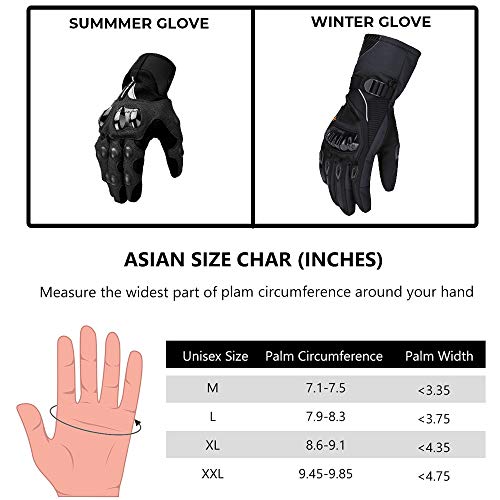 Dgtyui Guantes de Moto cálidos Invierno equitación Bicicleta de montaña Motocross Pantalla táctil Guantes de Moto Hombres Impermeables Green M Dgtyui Guantes de Moto cálidos Invierno equitación Bicicleta de montaña Motocross Pantalla táctil Guantes de Moto Hombres Impermeables Green M