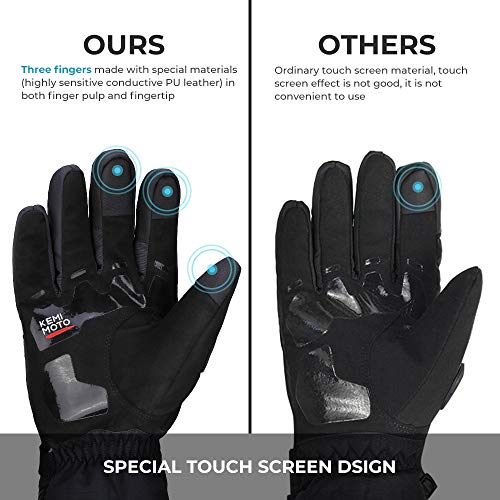 Dgtyui Guantes de Moto cálidos Invierno equitación Bicicleta de montaña Motocross Pantalla táctil Guantes de Moto Hombres Impermeables Green M Dgtyui Guantes de Moto cálidos Invierno equitación Bicicleta de montaña Motocross Pantalla táctil Guantes de Moto Hombres Impermeables Green M