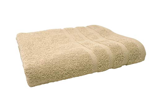 DH DHestia - Toallas de Baño Grandes 100% Algodón Cardado Calidad 500 gr Suaves (Sábana 100x150 cm, Arena) DH DHestia - Toallas de Baño Grandes 100% Algodón Cardado Calidad 500 gr Suaves (Sábana 100x150 cm, Arena)