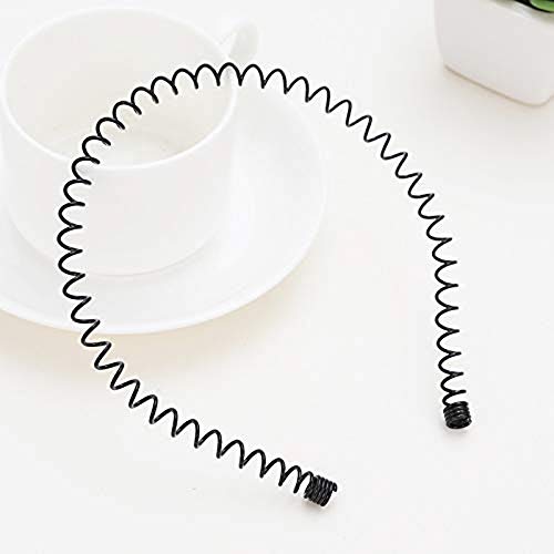Diadema de metal ondulado, Banda para el pelo de metal unisex, Multiestilo Diademas de Metal, Cabello metal aro negro Diadema de metal ondulado, Banda para el pelo de metal unisex, Multiestilo Diademas de Metal, Cabello metal aro negro