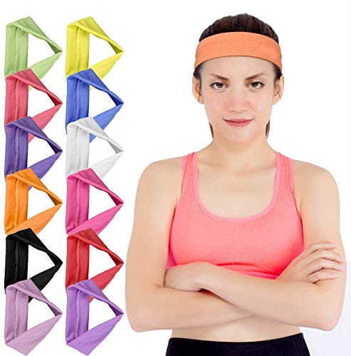 Diadema De Yoga EláSticasabsorbente Sudor Deportiva Diademas Mujeres Y NiñAs Deportes Pilates Fitness