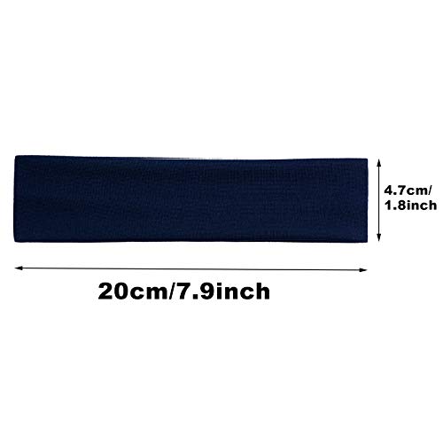 Diadema deportiva de 18 piezas, diadema de algodón y yoga para deportes coloridos, diadema elástica Alice Band para niñas Diadema deportiva de 18 piezas, diadema de algodón y yoga para deportes coloridos, diadema elástica Alice Band para niñas