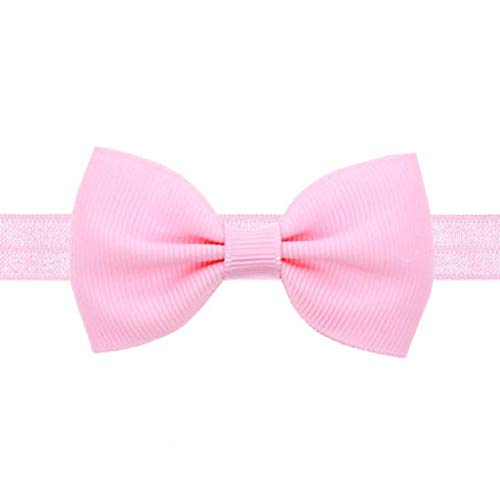 Diademas Bebe Niña,SHOBDW Elásticas Niños Pequeños Niñas Mini Diadema De Bowknot Baby Headbands Turban Knot Cute Cintas para el pelo Bebe Niña Recien Nacida,Rosado