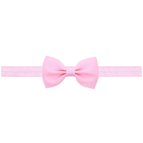 Diademas Bebe Niña,SHOBDW Elásticas Niños Pequeños Niñas Mini Diadema De Bowknot Baby Headbands Turban Knot Cute Cintas para el pelo Bebe Niña Recien Nacida,Rosado