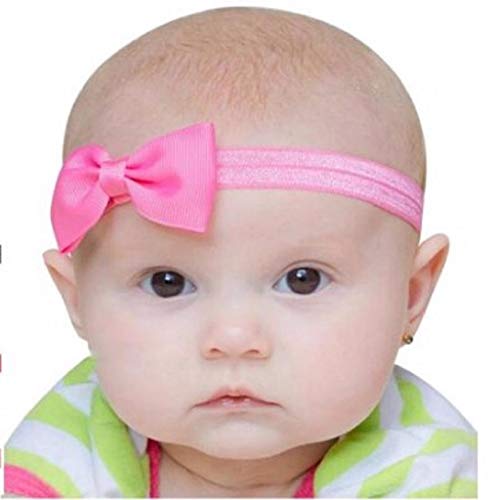 Diademas Bebe Niña,SHOBDW Elásticas Niños Pequeños Niñas Mini Diadema De Bowknot Baby Headbands Turban Knot Cute Cintas para el pelo Bebe Niña Recien Nacida,Rosado