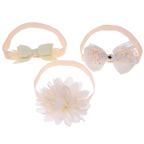 Diademas, Domybest Bebé Bowknot Elástico de la Venda de la Flor Headwear Hair Band Accesorios