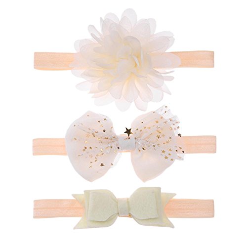 Diademas, Domybest Bebé Bowknot Elástico de la Venda de la Flor Headwear Hair Band Accesorios