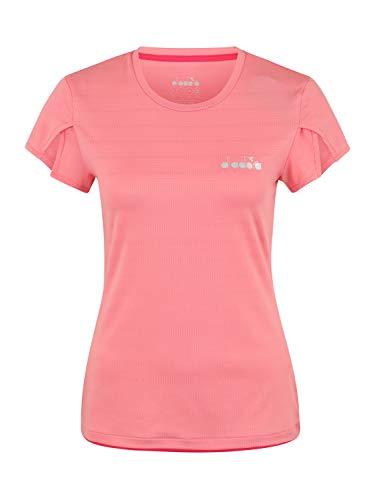 Diadora Camiseta para Mujer, Color Rosa, XL