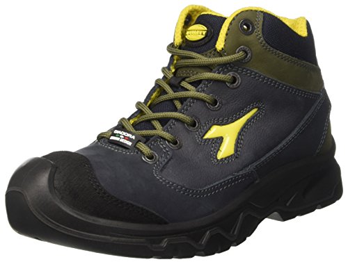 Diadora - Continental Ii High S3, zapatos de trabajo Unisex adulto, Azul (Blu/verde Conifera), 38 EU