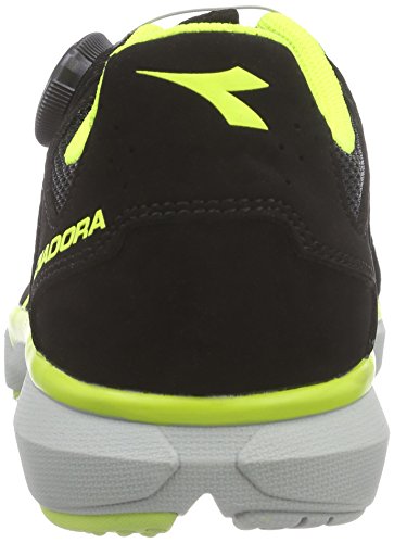 Diadora Gym, Zapatillas de Ciclismo de montaña. Unisex Adulto, Negro-Schwarz (Black/Yellow fluo/white6003), 44 EU Diadora Gym, Zapatillas de Ciclismo de montaña. Unisex Adulto, Negro-Schwarz (Black/Yellow fluo/white6003), 44 EU