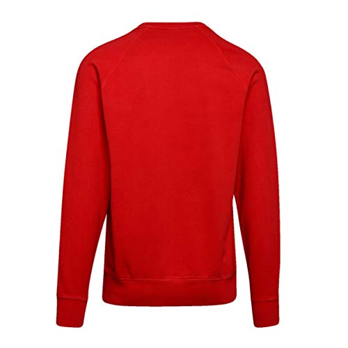 Diadora - Sudadera para hombre, color azul rojo L Diadora - Sudadera para hombre, color azul rojo L