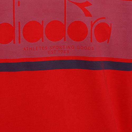 Diadora - Sudadera para hombre, color azul rojo L Diadora - Sudadera para hombre, color azul rojo L