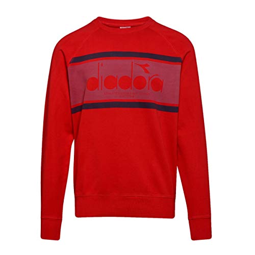 Diadora - Sudadera para hombre, color azul rojo L