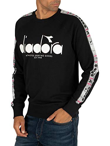 Diadora - Vellón Sweatshirt Crew 5PALLE Offside para Hombre (EU L)