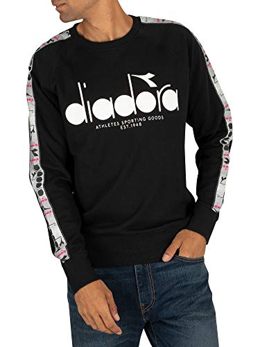 Diadora - Vellón Sweatshirt Crew 5PALLE Offside para Hombre (EU L)