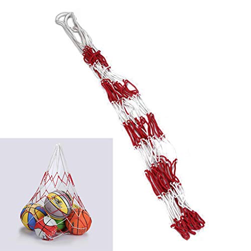 DIAMOEN Deportes de Pelota del aro de la Red del Acoplamiento 10 Bolas Grande Carry Bolsa de Red de Baloncesto DIAMOEN Deportes de Pelota del aro de la Red del Acoplamiento 10 Bolas Grande Carry Bolsa de Red de Baloncesto