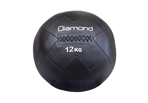 Diamond Fitness Diamond, Wall Ball Pro 5 kg Unisex Adulto, Negro