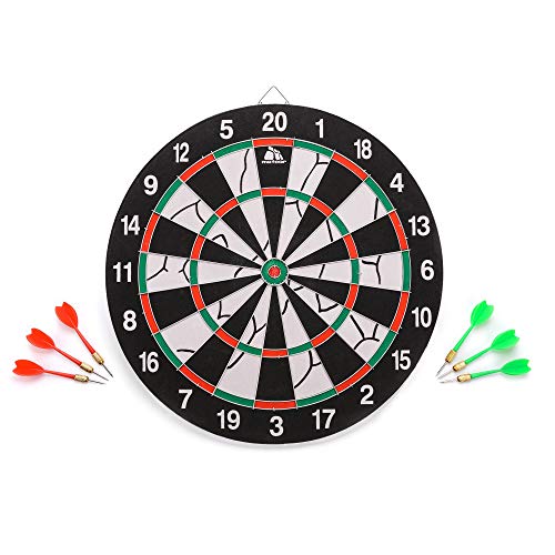 Diana 43 cm - Juego Completo con 6 Dardos - Divertido para Niños y Adultos (Tradicionales) Diana 43 cm - Juego Completo con 6 Dardos - Divertido para Niños y Adultos (Tradicionales)