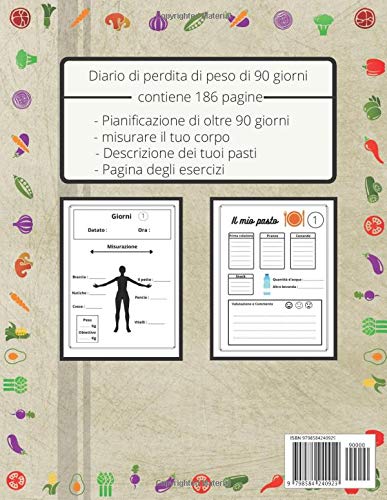 diaro dimagrante 90 giorni: Diario dimagrante per 90 giorni da compilare con pianificazione ed esercizi, dimagrante attrezzi, diaro dimagrante 90 giorni: Diario dimagrante per 90 giorni da compilare con pianificazione ed esercizi, dimagrante attrezzi,
