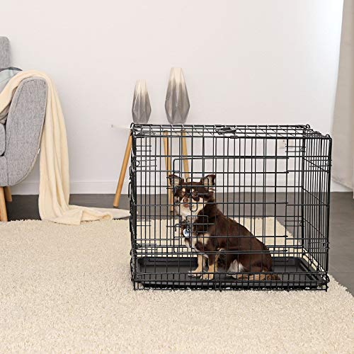 Dibea DC00491, Jaula Plegable de Metal para Perro, Gato y Mascota (2 Puertas), 60 x 43 x 49 cm Dibea DC00491, Jaula Plegable de Metal para Perro, Gato y Mascota (2 Puertas), 60 x 43 x 49 cm