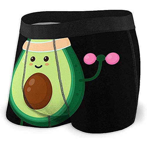 Dibujos Animados Aguacate levantando Mancuernas Fitness Ropa Interior Masculina, Ropa Interior de ángulo Plano Dibujos Animados Aguacate levantando Mancuernas Fitness Ropa Interior Masculina, Ropa Interior de ángulo Plano