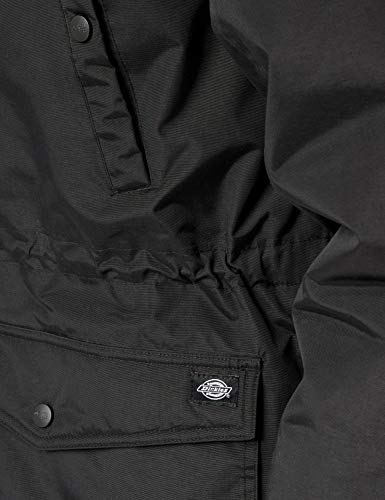 Dickies Curtis, Parka para Hombre, Negro, Medium