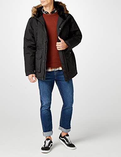 Dickies Curtis, Parka para Hombre, Negro, Medium